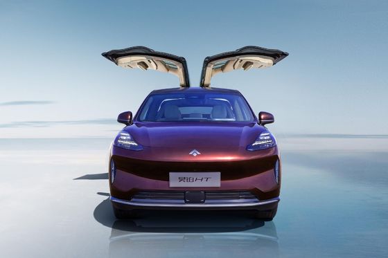 Hyper HT China Luxury Pure Electric SUV Vida da bateria 550km-770km Portas traseiras Gull Wing